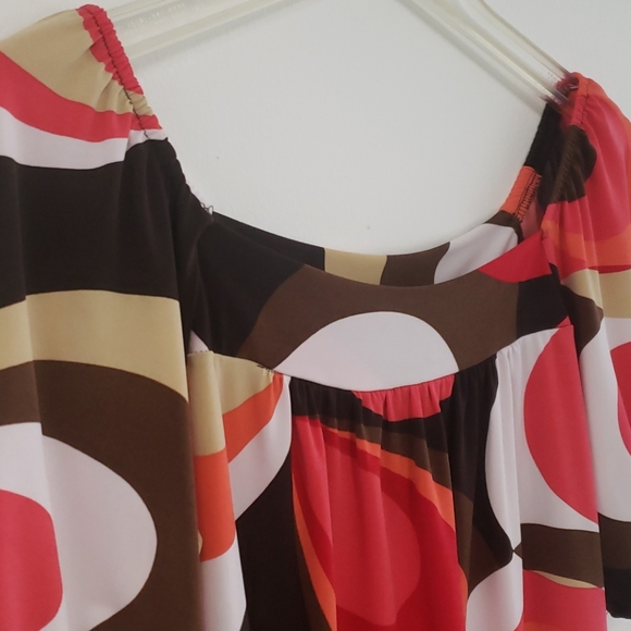 🎉HP🎉 Vintage retro square-neck blouse - Picture 5 of 12